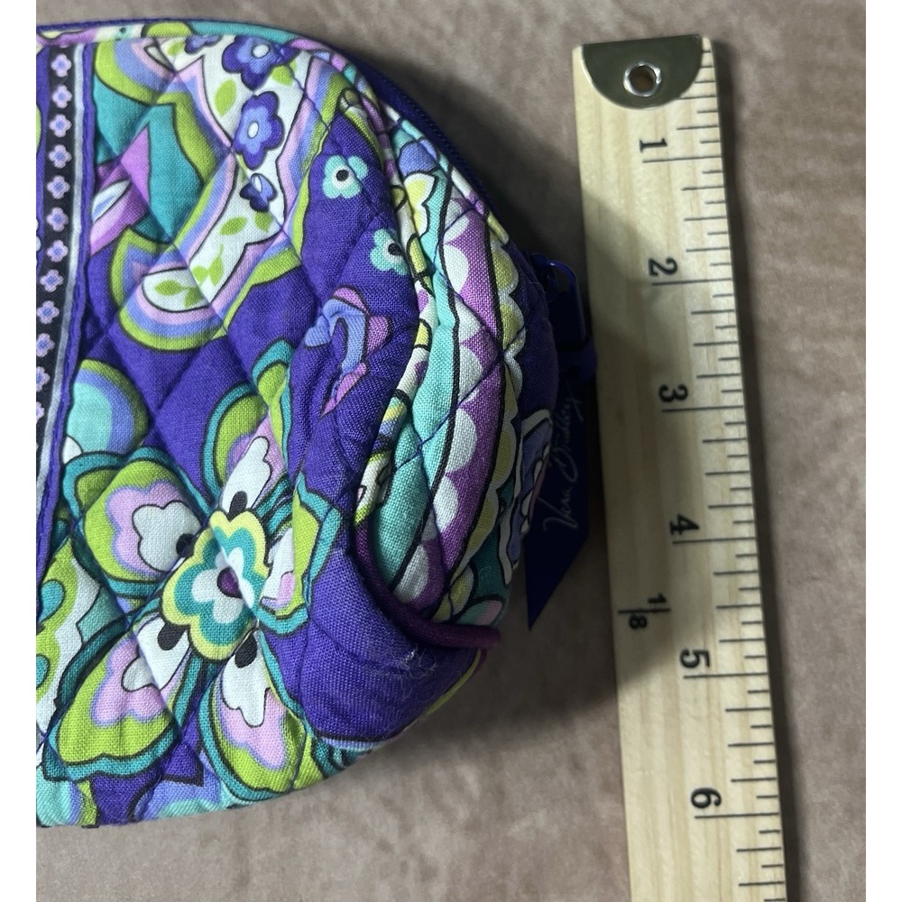 Purple Floral Makeup Bag By Vera Bradley - Picture 7 of 7